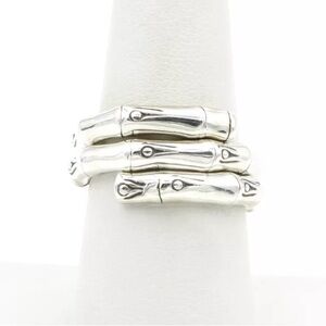 John Hardy Bamboo Sterling Silver Coil Ring